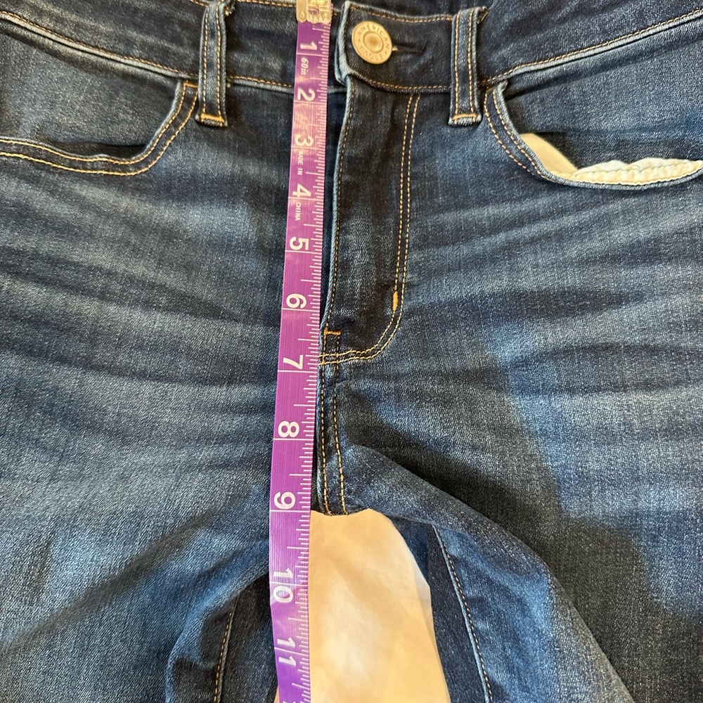 American Eagle Outfitters Dark Blue Skinny Jeggings - Picture 6 of 8